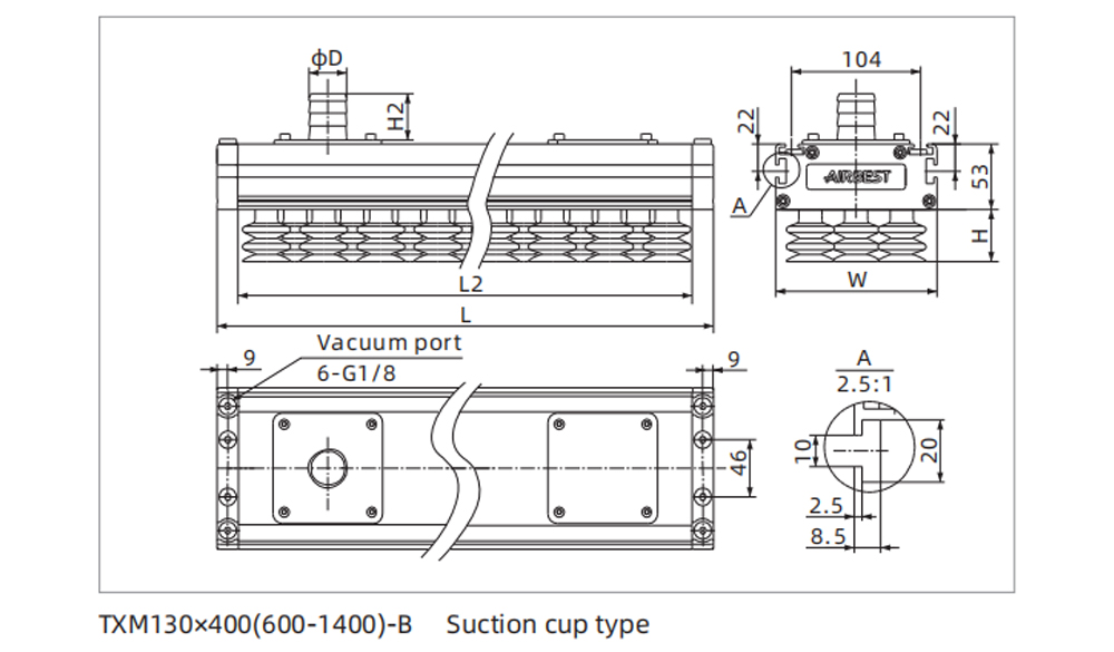 TXM Series Vacuum Grippers