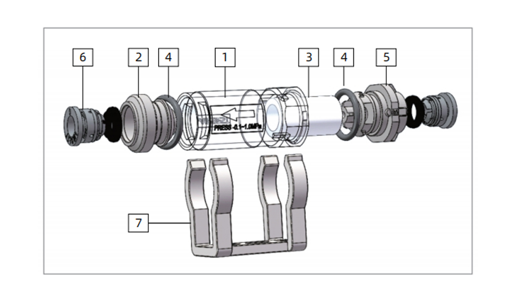 vacuum accessories zfa series mounting accessories