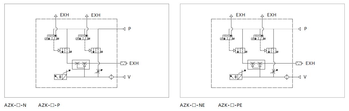 Integrated Vacuum Generator Air Circuit Schematic Diagram