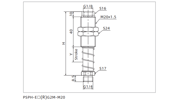 Dimensions PSPH Series Heavy-duty Level Compensator 